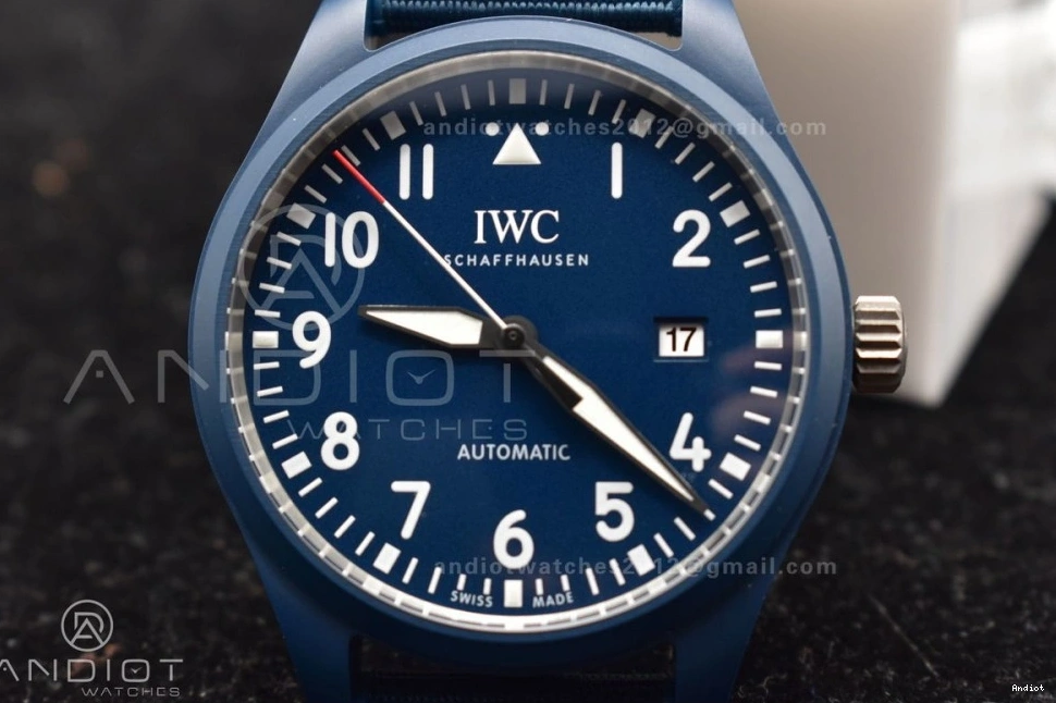 Sport Best Blue Edition Strap on Blue for M+F Pilot Ceramic Nylon Good' Watch A2892 of 'Laureus 1123